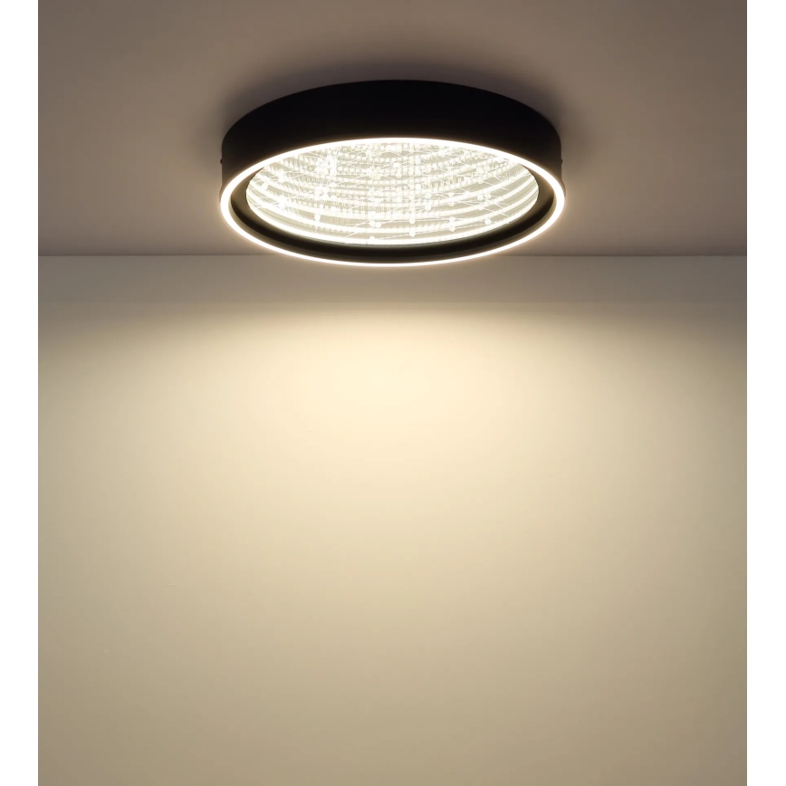 Globo - LED димируемо таванно осветително тяло LED/40W/230V 2700-6500K Ø 51,5 cm черно + дистанционно управление