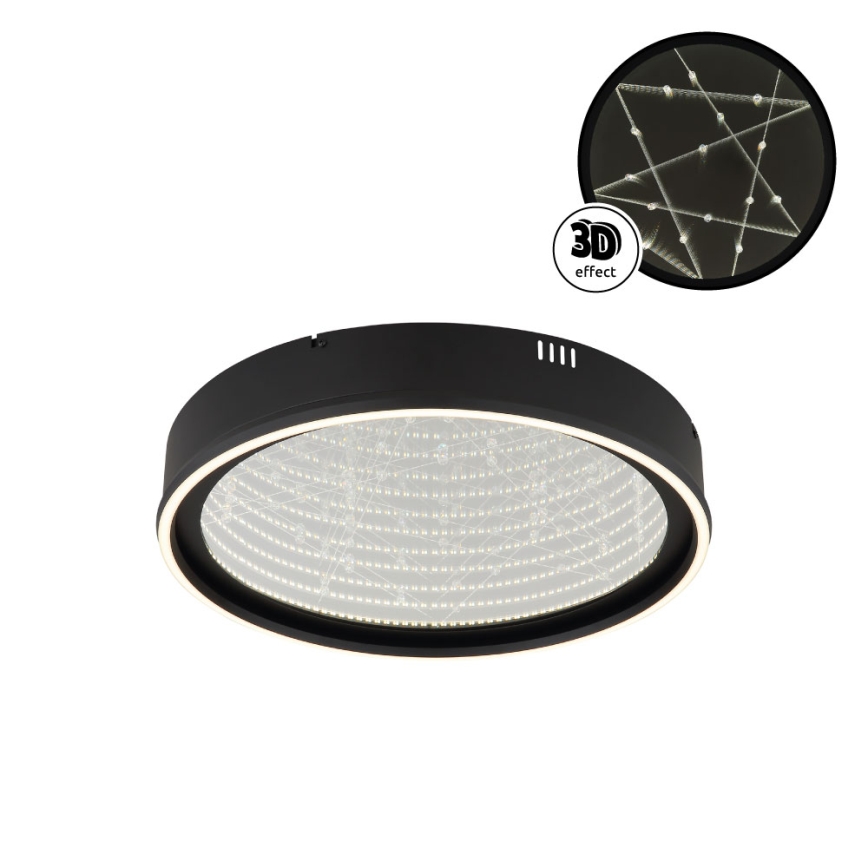 Globo - LED димируемо таванно осветително тяло LED/40W/230V 2700-6500K Ø 51,5 cm черно + дистанционно управление