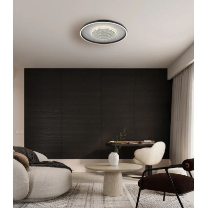 Globo - LED таванно осветително тяло LED/40W/230V 3000/4000/6000K Ø 51,5 cm черно