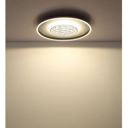 Globo - LED таванно осветително тяло LED/40W/230V 3000/4000/6000K Ø 51,5 cm черно