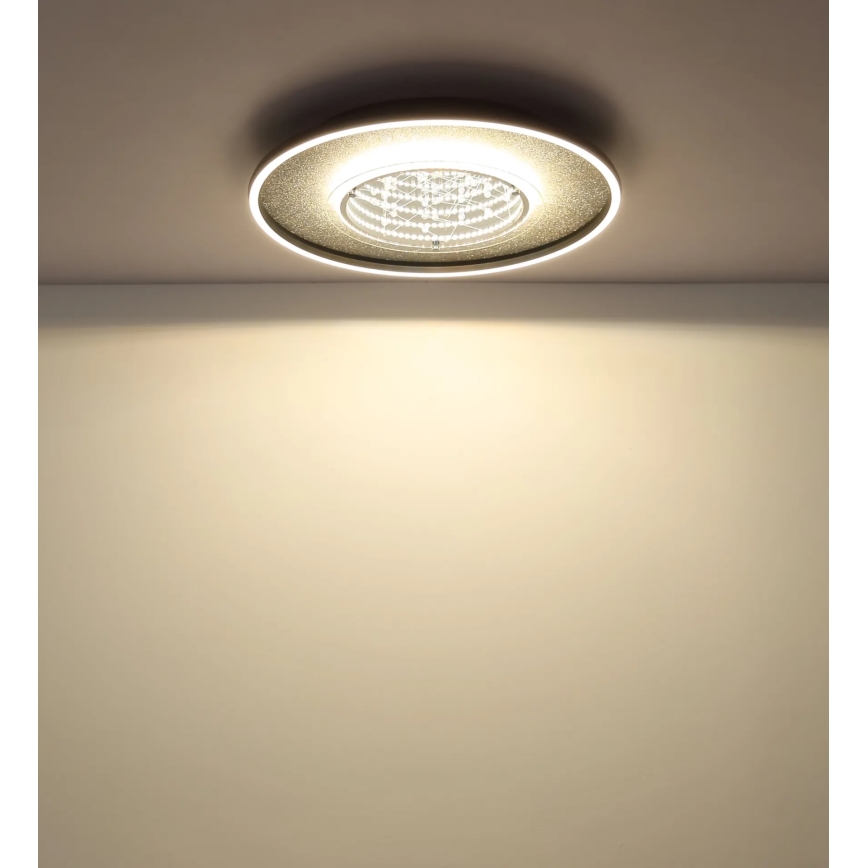 Globo - LED таванно осветително тяло LED/40W/230V 3000/4000/6000K Ø 51,5 cm черно