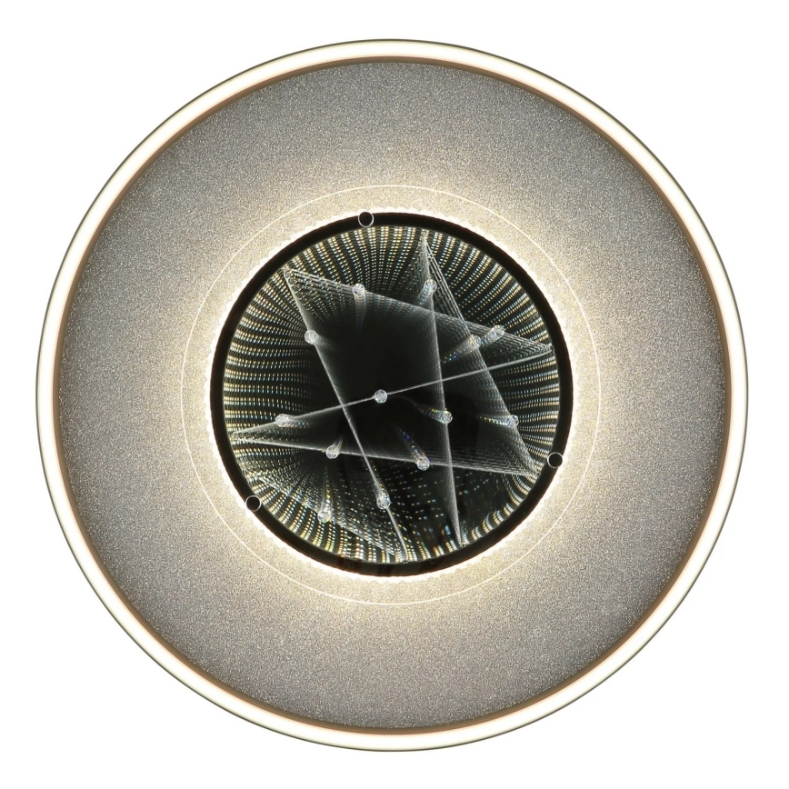 Globo - LED таванно осветително тяло LED/40W/230V 3000/4000/6000K Ø 51,5 cm черно