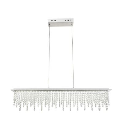 Globo - LED Димируем кристален полилей на връв LED/24W/230V 3000-6000K + дистанционно управление