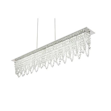 Globo - LED Димируем кристален полилей на връв LED/24W/230V 3000-6000K + дистанционно управление