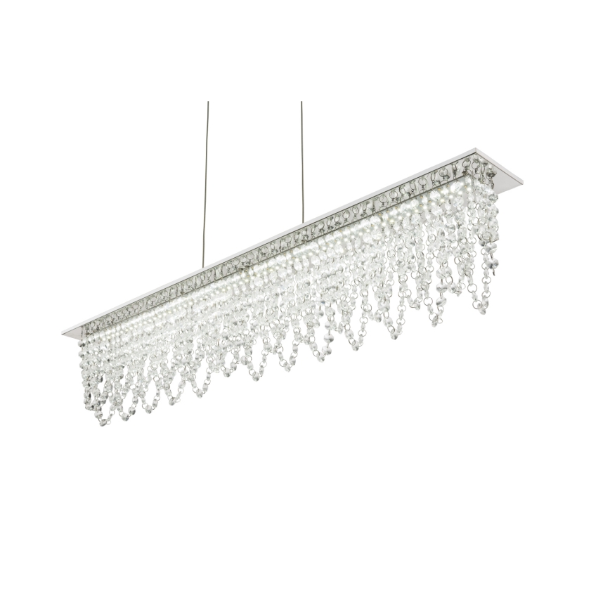Globo - LED Димируем кристален полилей на връв LED/24W/230V 3000-6000K + дистанционно управление