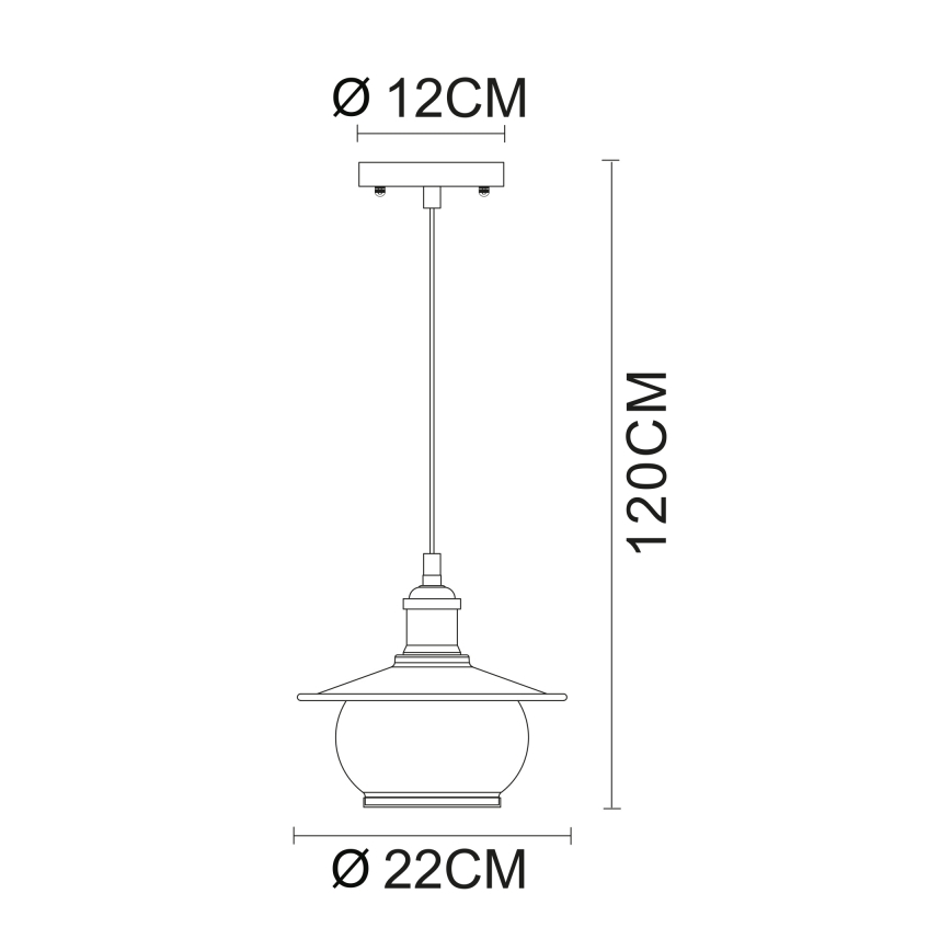 Globo - Висящи лампи 1xE27/60W/230V