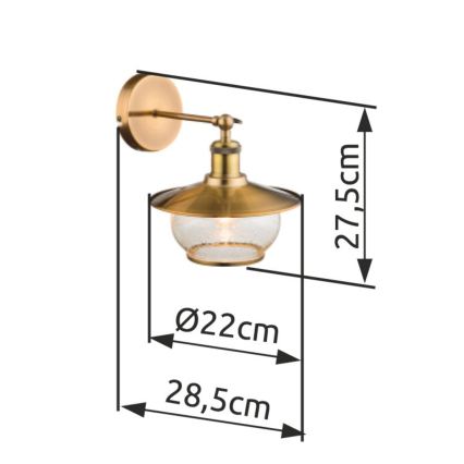 Globo - Стенна лампа 1xE27/60W/230V