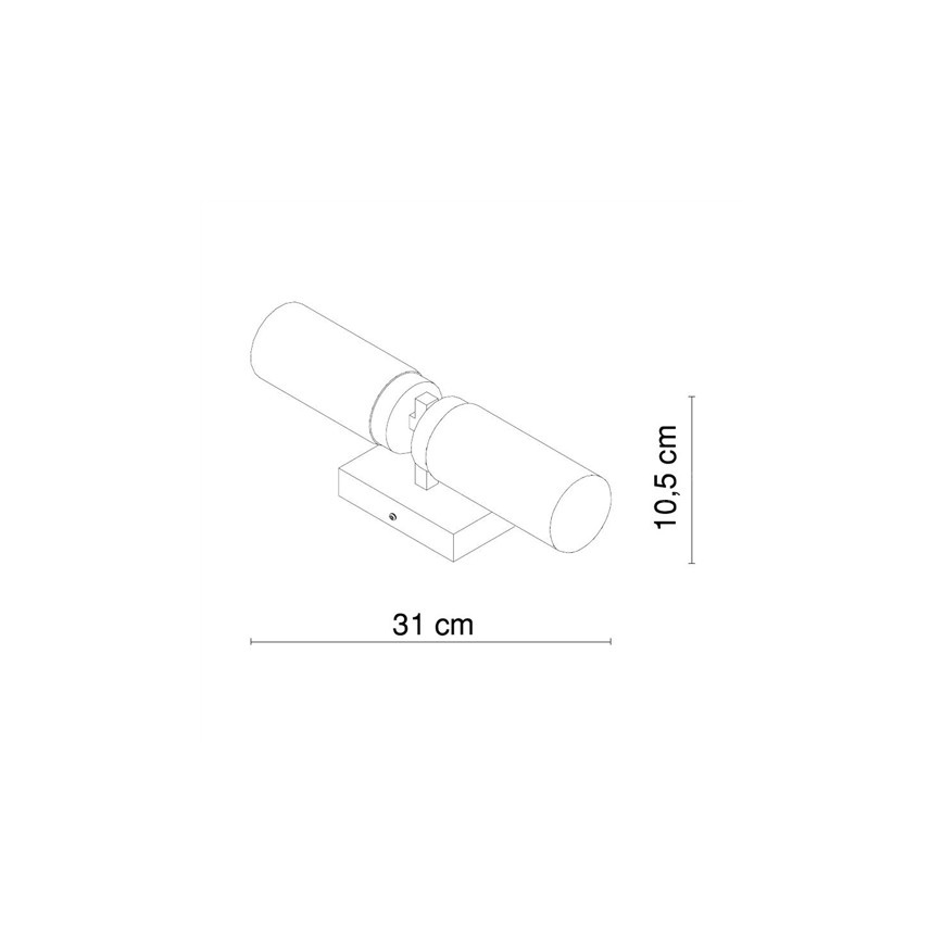 Globo - Лампа за стена в баня 2xE14/40W/230V IP44