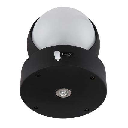 Globo - LED Димируем акумулаторен докосване аплик LED/1,4W/5V 1800 mAh черен