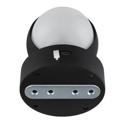 Globo - LED Димируем акумулаторен докосване аплик LED/1,4W/5V 1800 mAh черен