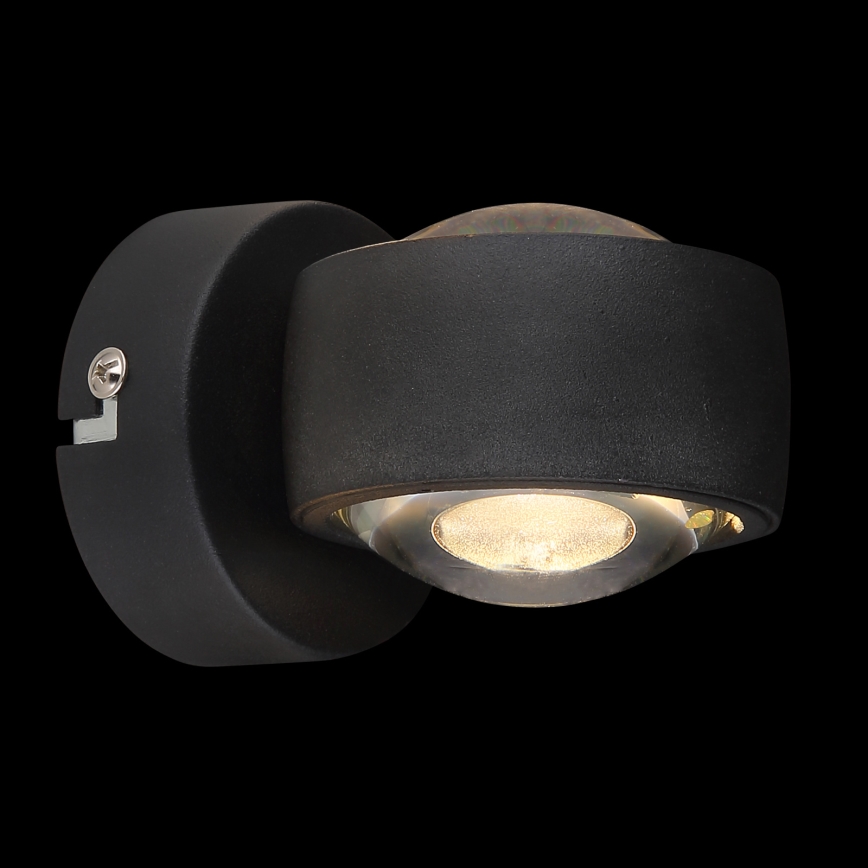 Globo - LED стенно осветително тяло LED/7W/230V 3000K черно