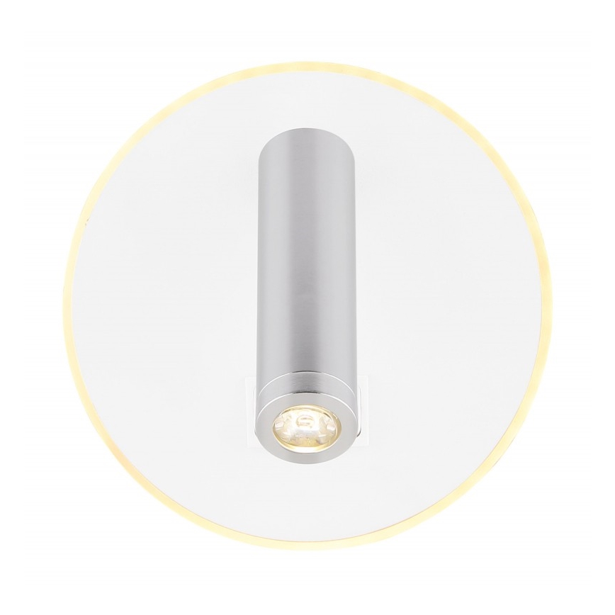 Globo - LED Стенен спот LED/6W + LED/1W/230V