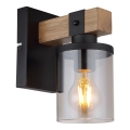 Globo - Аплик 1xE27/60W/230V дъб/опушен