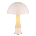 Globo - Бежова настолна лампа 1xE27ILLU/40W/230V