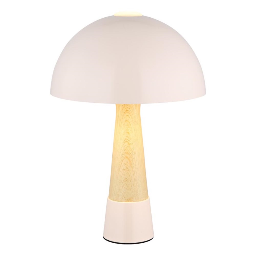 Globo - Бежова настолна лампа 1xE27ILLU/40W/230V