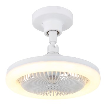 Globo - Димируем LED таванен вентилатор LED/20W/230V 3000-6500K бял + дистанционно управление