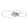 Globo - Димируема LED плафониера LED/36W/230V 2700-6500K сребриста + дистанционно управление