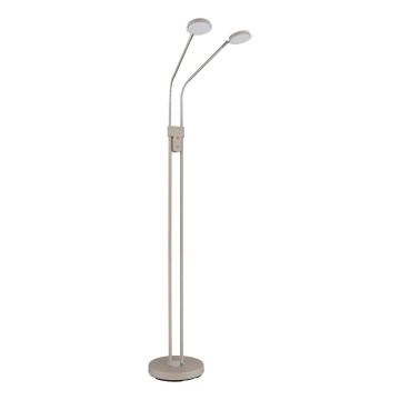 Globo - Димируема LED подова лампа 2xLED/6,5W/230V 2700/3350/4000K, бежова
