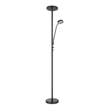 Globo - Димируема LED стояща лампа LED/18,5W/230V + LED/4,5W 3000K черна