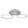 Globo - Димируема LED таванна лампа LED/40W/230V 2700-6500K 57x99,2 cm сребриста + дистанционно управление