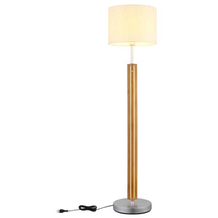 Globo - димируема подова LED лампа LED/21W/230V + 1xE27/25W