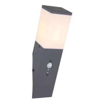 Globo - Екстериорен аплик със сензор 1xE27/15W/230V IP44