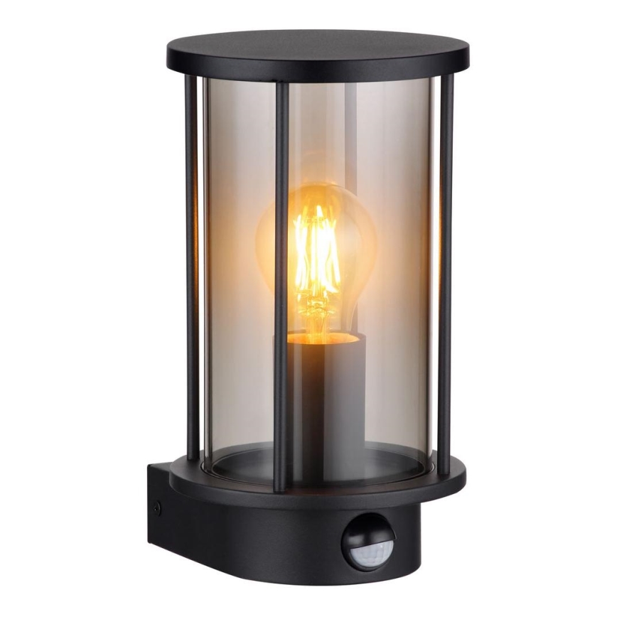 Globo - Екстериорен аплик със сензор 1xE27/60W/230V IP54