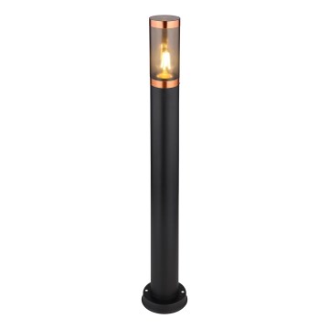 Globo - Екстериорна лампа 1xE27/23W/230V IP44 80 см черен/меден
