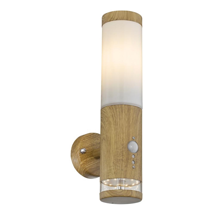Globo - Екстериорна лампа със сензор 1xE27/15W/230V IP44