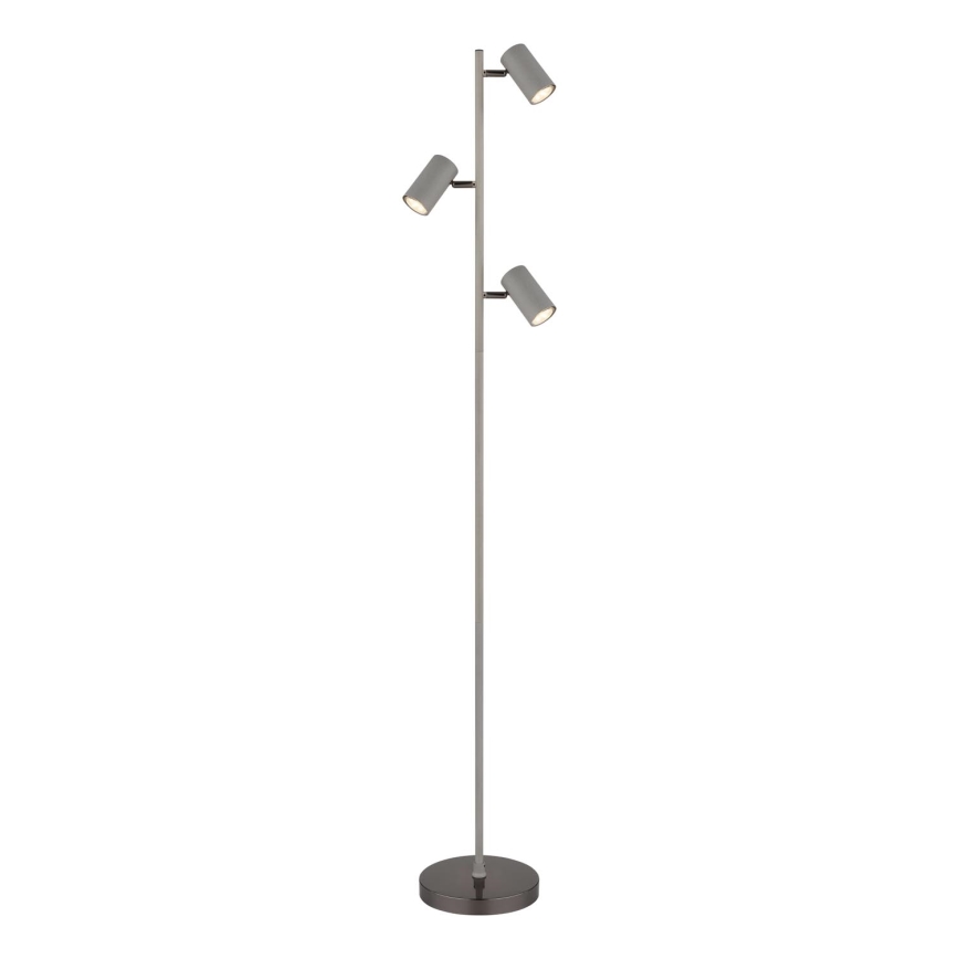Globo - Лампион 3xGU10/5W/230V сив