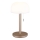 Globo - LED Акумулаторен настолна лампа LED/1,5W/3,7V 3000/4200/6000K 1800mAh кафяв