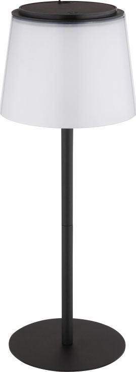 Globo - LED Димируем докосване екстериорен настолна лампа LED/1,8W/5V IP44 1800 mAh черен/бял