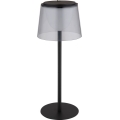 Globo - LED Димируем докосване екстериорен настолна лампа LED/1,8W/5V IP44 1800 mAh черен/опушен
