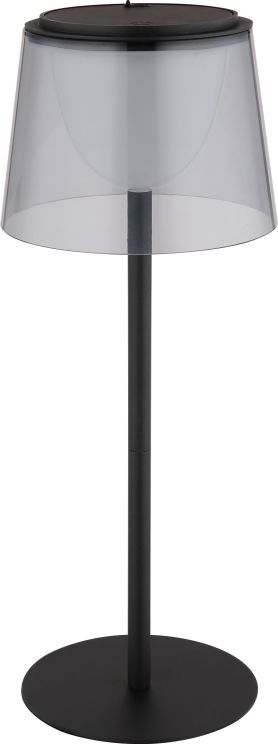 Globo - LED Димируем докосване екстериорен настолна лампа LED/1,8W/5V IP44 1800 mAh черен/опушен