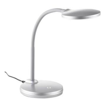 Globo - LED Димируем гъвкав докосване настолна лампа LED/4,6W/230V сребрист