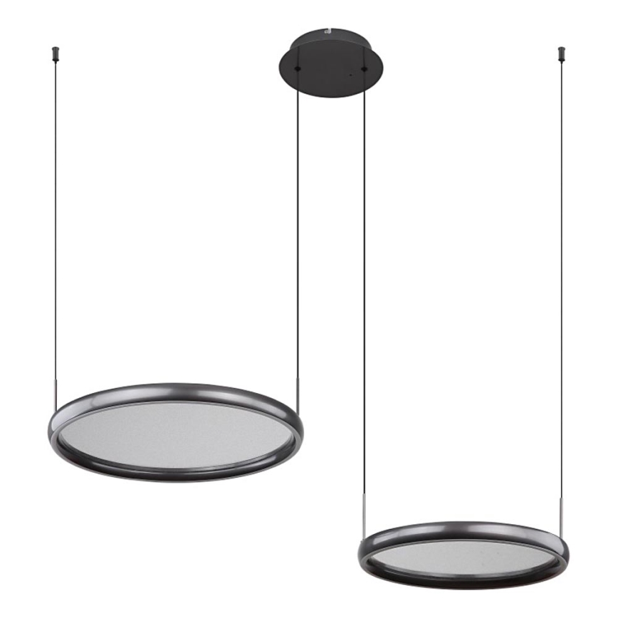 Globo - LED Димируем пендел LED/50W/230V 2700-6000K черен + дистанционно управление