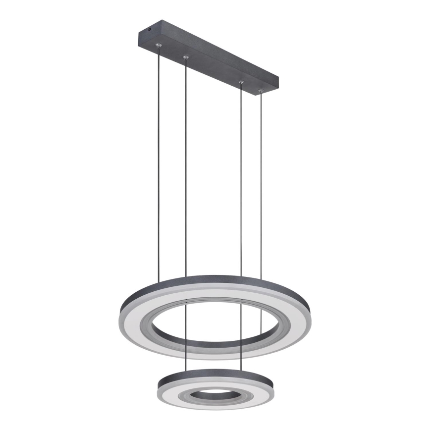 Globo - LED Димируем пендел LED/50W/230V 2700-6000K Ø 50 см черен + дистанционно управление