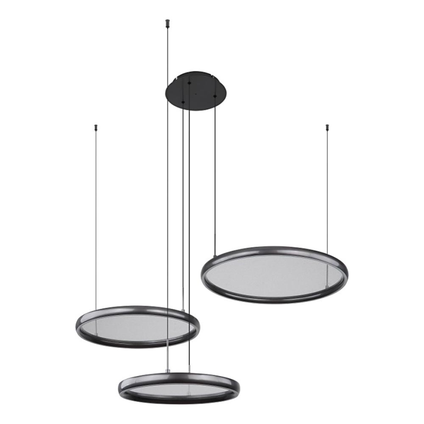Globo - LED Димируем пендел LED/55W/230V 2700-6000K черен + дистанционно управление
