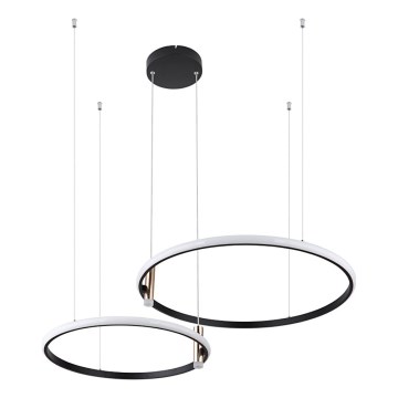 Globo - LED Димируем пендел LED/55W/230V 2700-6000K черен + дистанционно управление