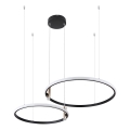 Globo - LED Димируем пендел LED/55W/230V 2700-6000K черен + дистанционно управление