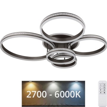 Globo - LED Димируем плафон LED/120W/230V 2700K-6000K + дистанционно управление