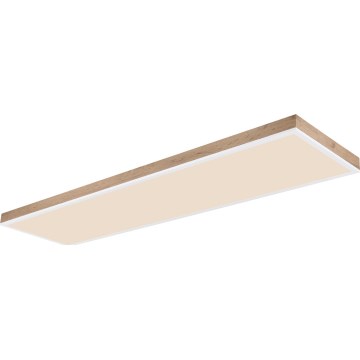 Globo - LED Димируем плафон LED/36W/230V 2700-6500K + дистанционно управление кафяв/бял