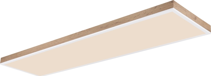 Globo - LED Димируем плафон LED/36W/230V 2700-6500K + дистанционно управление кафяв/бял