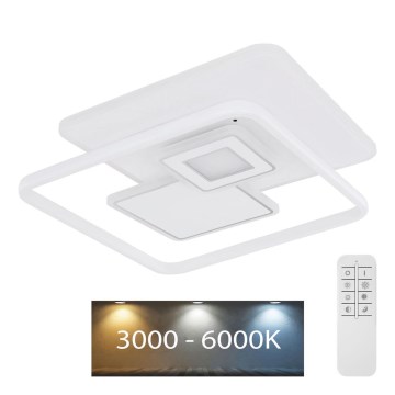 Globo - LED Димируем плафон LED/50W/230V 3000-6000K + дистанционно