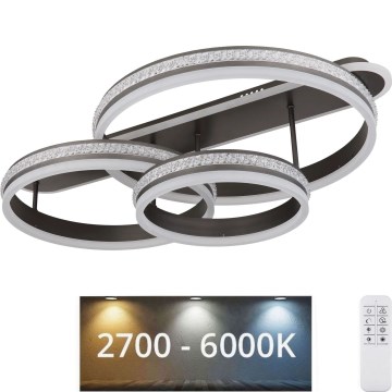 Globo - LED Димируем плафон LED/75W/230V 2700K-6000K + дистанционно управление