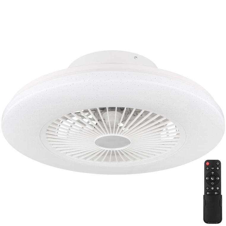 Globo - LED Димируем плафон с вентилатор LED/30W/230V 3000-6500K + дистанционно
