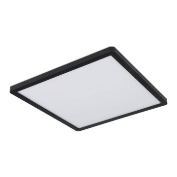 Globo - LED Димируем плафон за баня LED/18W/230V 29,4x29,4 см IP44 черен