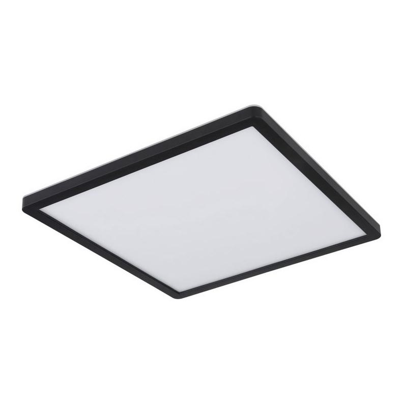 Globo - LED Димируем плафон за баня LED/18W/230V 29,4x29,4 см IP44 черен