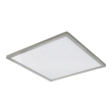 Globo - LED Димируем плафон за баня LED/18W/230V 29,4x29,4 см IP44 матов хром