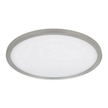 Globo - LED Димируем плафон за баня LED/18W/230V Ø 29,4 см IP44 матов хром